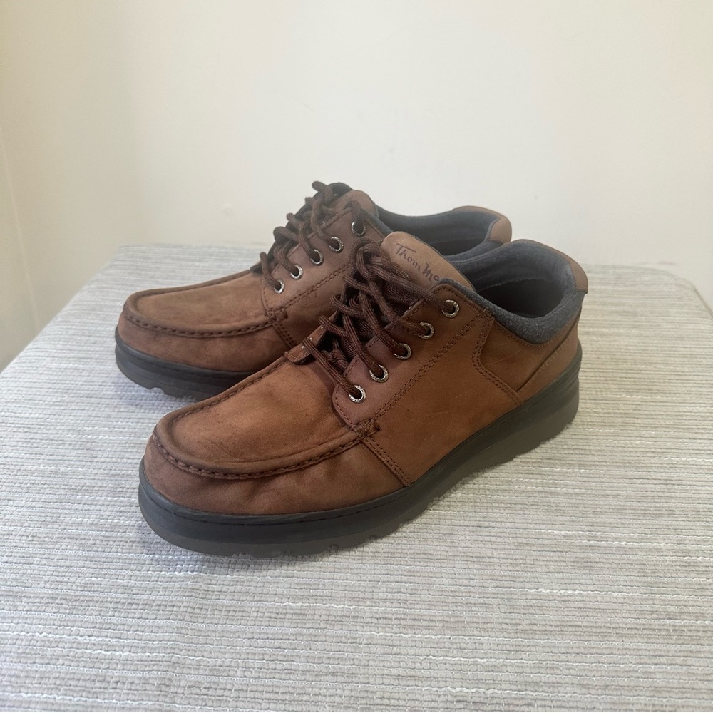 Mens Thom Mcan Oxford Shoes  Size 12W  Leather‎ Uppers - Brown
